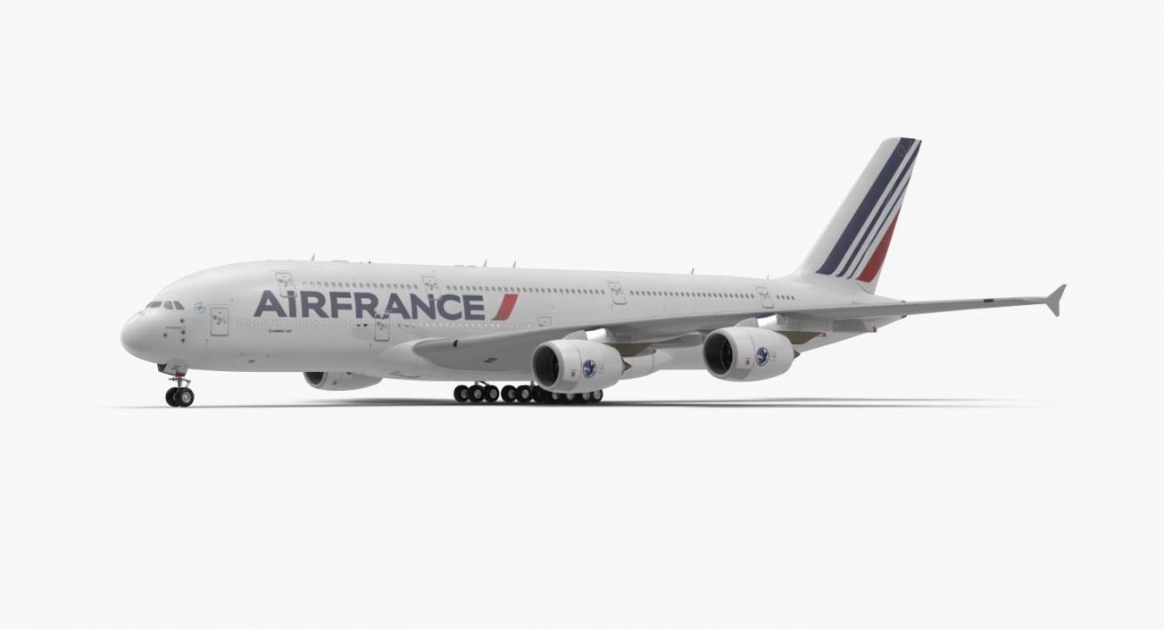 Airbus A380-1000 Air France 3D